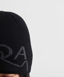 ROA 黒ビーニー ROA【ロア】Logo wool beanie 