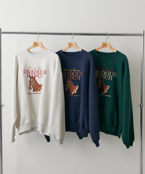 HERMES 馬刺繍 トレーナー スウェット HERMES】上質素材で☆