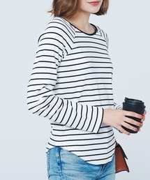 【WEB限定セール】ラグランスリーブ リブトップス