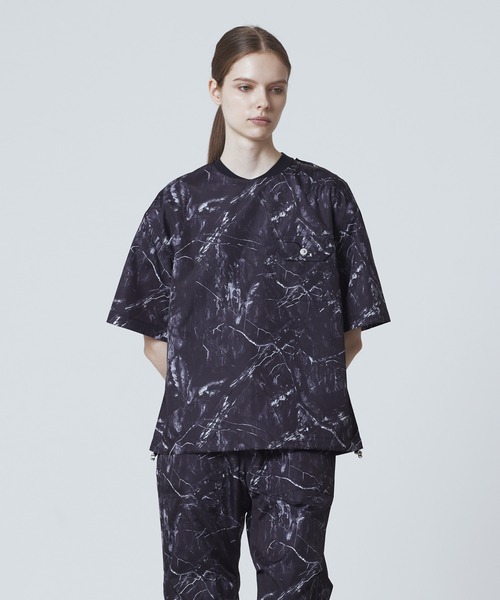 TAION(タイオン)の「【TAION(タイオン)】〈ユニセックス〉ノンダウン ミリタリー ハーフスリーブカットソー(Tシャツ/カットソー・メンズ・ブラック/オフホワイト/ライトブラウン/オリーブ/クリーム/グリーン系その他7/ダークオリーブ/ダークネイビー/チャコールグレー/ダークグリーン系/その他3/ダークグリーン・XL/L/XS/M/S)」の12枚目の写真