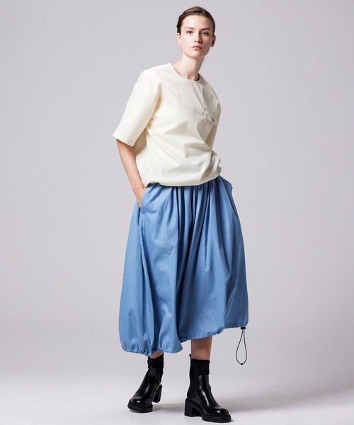 TAION(タイオン)の「【TAION(タイオン)】〈ユニセックス〉ノンダウン ミリタリー ハーフスリーブカットソー(Tシャツ/カットソー・メンズ・ブラック/オフホワイト/ライトブラウン/オリーブ/クリーム/グリーン系その他7/ダークオリーブ/ダークネイビー/チャコールグレー/ダークグリーン系/その他3/ダークグリーン・XL/L/XS/M/S)」の2枚目の写真