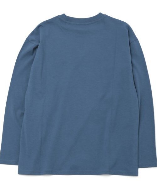 GLAZOS(グラソス)の「【大人向けサイズあり】【プチプラ】バックメッセージロゴ長袖Tシャツ(Tシャツ/カットソー・キッズ・ホワイト/オレンジ/ベージュ/ネイビー/インディゴブルー/グレー・140cm/150cm/160cm/170cm)」の16枚目の写真