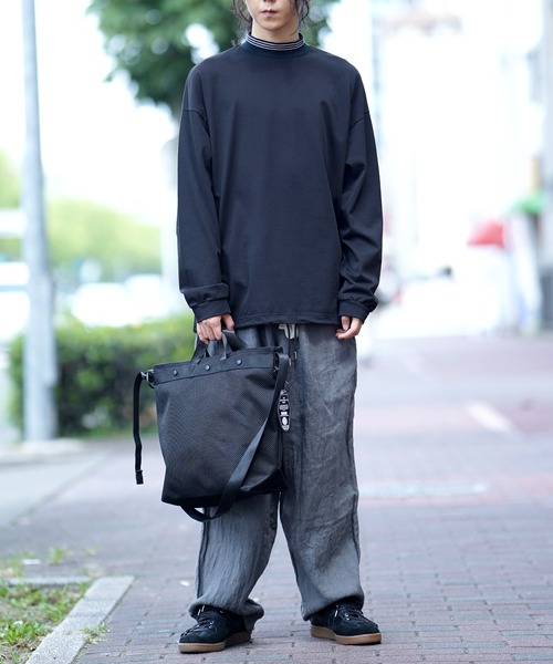 WEEKEND(ER)（ウィークエンダー）の「WEEKEND(ER) ウィークエンダー MESH&TOTE BAG（ショルダーバッグ・メンズ・ベージュ/ブラック/グレー・FREE）」の18枚目の写真