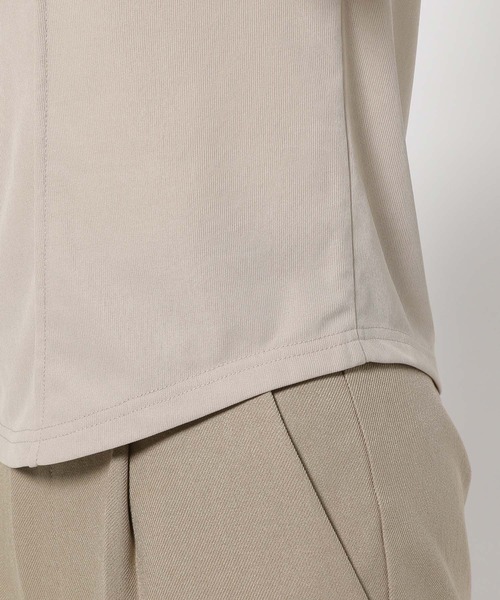 mysty woman（ミスティウーマン）の「キリカエ2WAYインナープルオーバー　200749（Tシャツ/カットソー・レディース・グレイッシュブルー/ブラック/グレイッシュベージュ・FREE）」の12枚目の写真