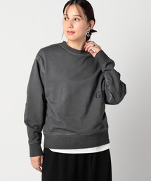 エイジング加工 エルボーパッチトレーナー