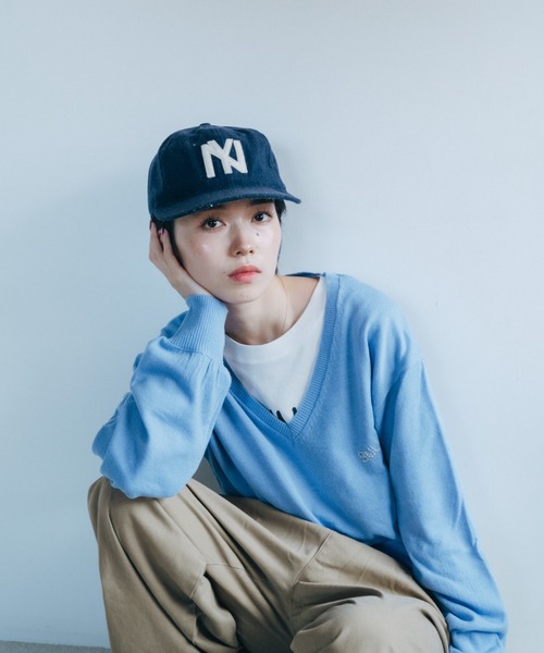 COMMON GULL PRODUCTS ネイビー ニット 記憶の中のガルニット帽