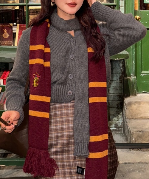 efill（エフィル）の「ふわふわ　ニットカーディガン　マフラー（ニット/セーター・レディース・グレー・FREE）」の17枚目の写真