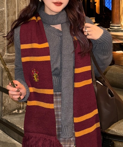 efill（エフィル）の「ふわふわ　ニットカーディガン　マフラー（ニット/セーター・レディース・グレー・FREE）」の13枚目の写真