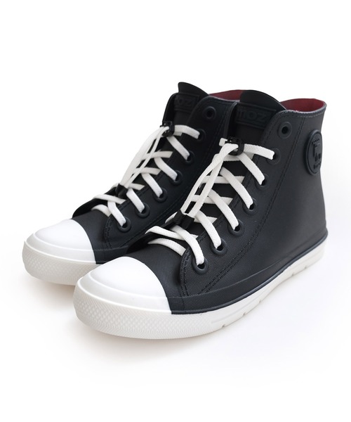 AmiAmi(アミアミ)の「【moz モズ】 キッズ ジュニア スニーカー レインブーツ/長靴 通学 雨晴れ兼用(レインシューズ・キッズ・ホワイト×ブラック/グレー/サックスブルー/ベージュ/カーキ/ホワイト/ラベンダー/ネイビー・19cm/24cm/23cm/22cm/21cm/20cm)」の18枚目の写真