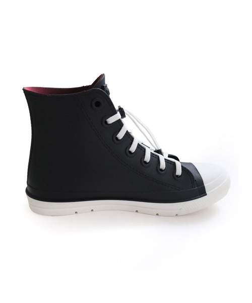 AmiAmi(アミアミ)の「【moz モズ】 キッズ ジュニア スニーカー レインブーツ/長靴 通学 雨晴れ兼用(レインシューズ・キッズ・ホワイト×ブラック/グレー/サックスブルー/ベージュ/カーキ/ホワイト/ラベンダー/ネイビー・19cm/24cm/23cm/22cm/21cm/20cm)」の16枚目の写真