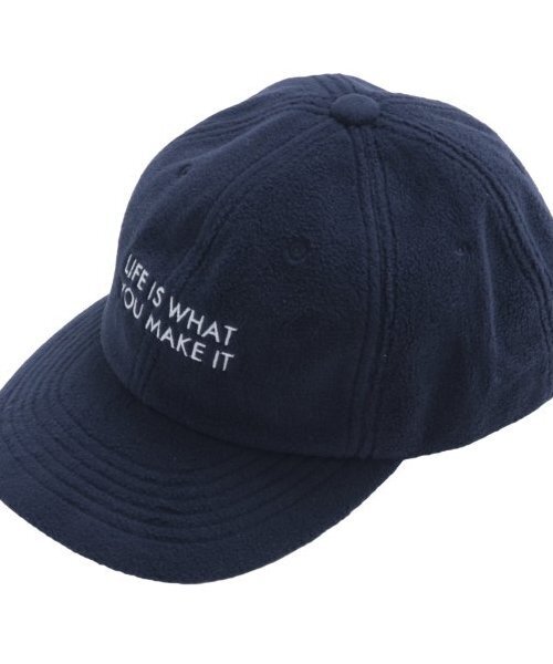 GLAZOS（グラソス）の「【大人向けサイズあり】フリース6パネルスナップバックキャップ（キャップ・キッズ・ブラック/ブルー/オレンジ/ネイビー・フリー）」の3枚目の写真