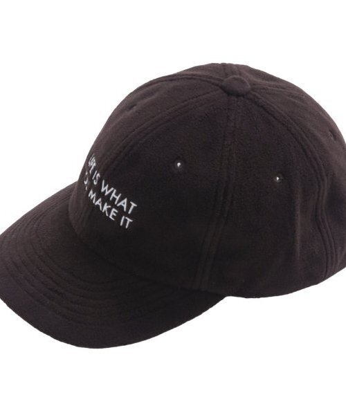 GLAZOS（グラソス）の「【大人向けサイズあり】フリース6パネルスナップバックキャップ（キャップ・キッズ・ブラック/ブルー/オレンジ/ネイビー・フリー）」の2枚目の写真