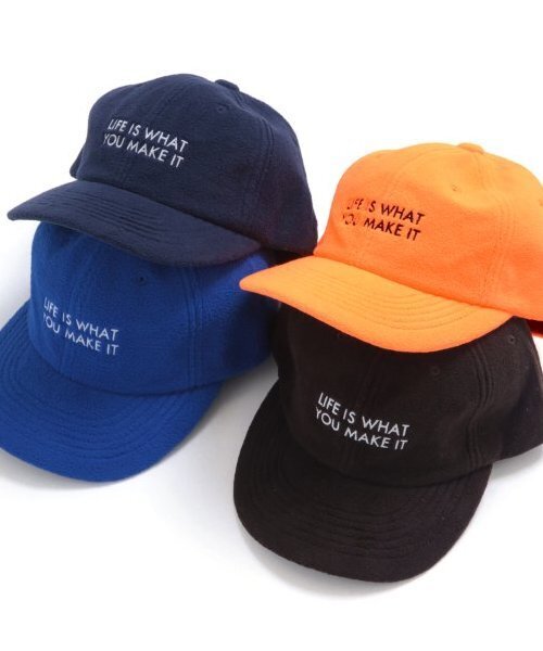 GLAZOS（グラソス）の「【大人向けサイズあり】フリース6パネルスナップバックキャップ（キャップ・キッズ・ブラック/ブルー/オレンジ/ネイビー・フリー）」の8枚目の写真