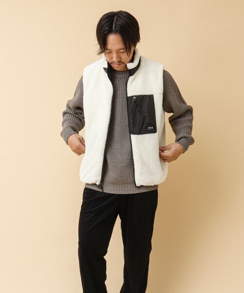 セール】【TAION/タイオン】《配色別注》リバーシブル ボア×ダウン