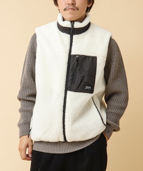 セール】【TAION/タイオン】《配色別注》リバーシブル ボア×ダウン