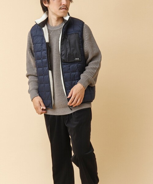 TAION（タイオン）の「【TAION/タイオン】《配色別注》リバーシブル ボア×ダウンベスト 24AW（ダウンベスト・メンズ・ベージュ/ホワイト系その他2/ブラック系その他・M/L/XL/XXL）」の18枚目の写真