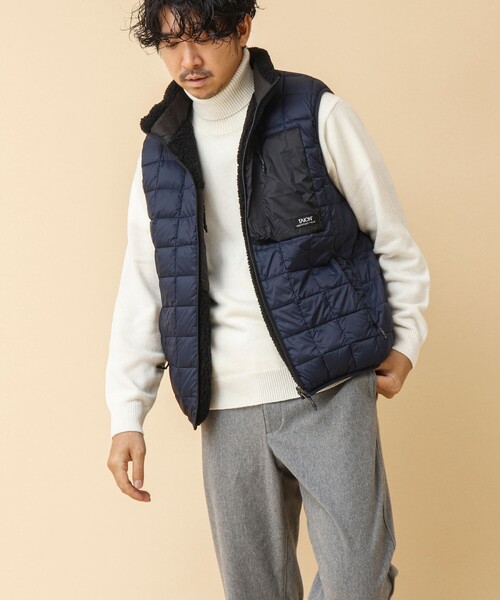 セール】【TAION/タイオン】《配色別注》リバーシブル ボア×ダウン