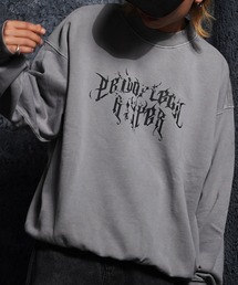 RIPPER（リッパー）の「【RIPPER】グランジロゴ ピグメント スウェット / Grunge logo pigmented sweatshirt（スウェット）」
