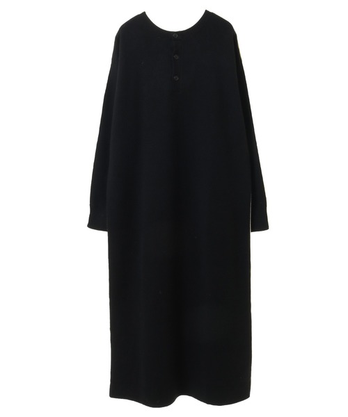 CRAFT STANDARD BOUTIQUE（クラフトスタンダードブティック）の「とてもちライン入りニットワンピース（ワンピース・レディース・グリーン/アイボリー/ブラック・FREE）」の13枚目の写真