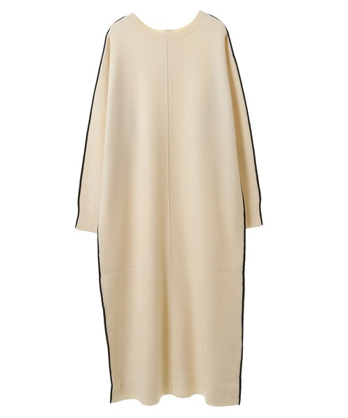 CRAFT STANDARD BOUTIQUE（クラフトスタンダードブティック）の「とてもちライン入りニットワンピース（ワンピース・レディース・グリーン/アイボリー/ブラック・FREE）」の20枚目の写真