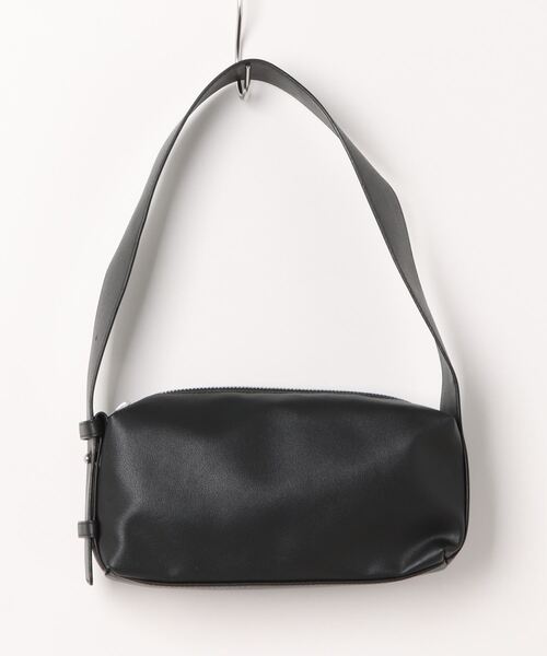 RAGEBLUE（レイジブルー）の「フェイクレザースクエアバッグ（ショルダーバッグ・レディース・ダークブラウン/ブラック・FREE）」の14枚目の写真