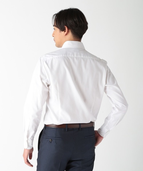 CROWDED CLOSET（クラウデッドクローゼット）の「＜イージーケア＞スナップダウンビジネスシャツ（ビジネスシャツ・メンズ・ブラック/ホワイト・01/05/02/03/04）」の8枚目の写真