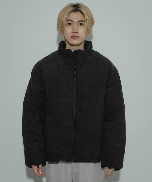 SENSE OF PLACE by URBAN RESEARCH（センスオブプレイスバイアーバンリサーチ）の「『ユニセックス』コーデュロイパデットブルゾン（ダウンジャケット/コート・メンズ・チャコールグレー/ホワイト/ブラウン・MEDIUM/LARGE）」の18枚目の写真