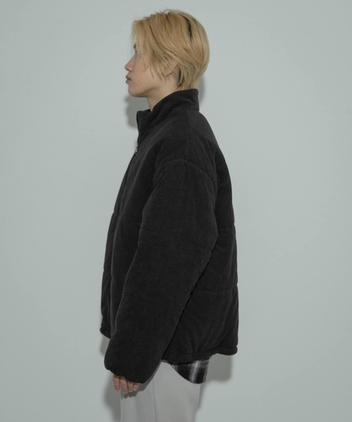 SENSE OF PLACE by URBAN RESEARCH（センスオブプレイスバイアーバンリサーチ）の「『ユニセックス』コーデュロイパデットブルゾン（ダウンジャケット/コート・メンズ・チャコールグレー/ホワイト/ブラウン・MEDIUM/LARGE）」の17枚目の写真