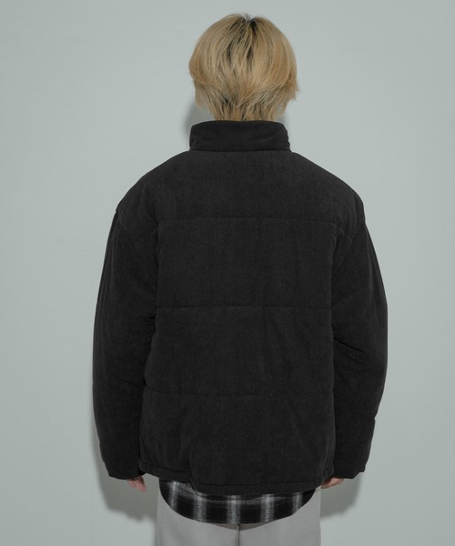 SENSE OF PLACE by URBAN RESEARCH（センスオブプレイスバイアーバンリサーチ）の「『ユニセックス』コーデュロイパデットブルゾン（ダウンジャケット/コート・メンズ・チャコールグレー/ホワイト/ブラウン・MEDIUM/LARGE）」の16枚目の写真