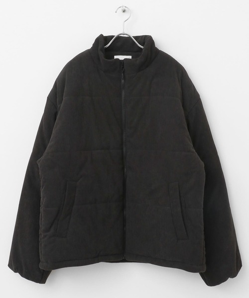 SENSE OF PLACE by URBAN RESEARCH（センスオブプレイスバイアーバンリサーチ）の「『ユニセックス』コーデュロイパデットブルゾン（ダウンジャケット/コート・メンズ・チャコールグレー/ホワイト/ブラウン・MEDIUM/LARGE）」の14枚目の写真