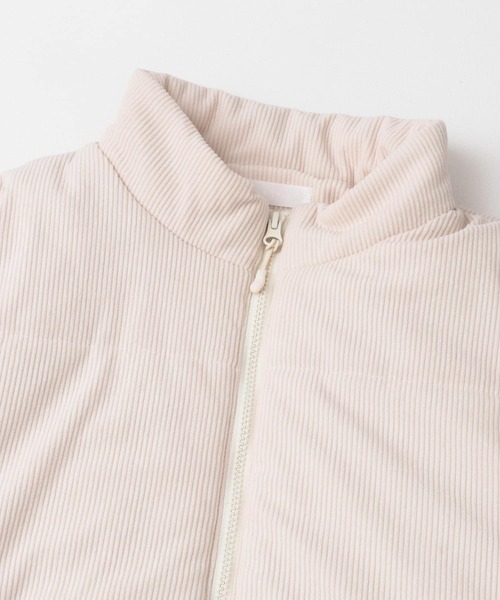 SENSE OF PLACE by URBAN RESEARCH（センスオブプレイスバイアーバンリサーチ）の「『ユニセックス』コーデュロイパデットブルゾン（ダウンジャケット/コート・メンズ・チャコールグレー/ホワイト/ブラウン・MEDIUM/LARGE）」の7枚目の写真