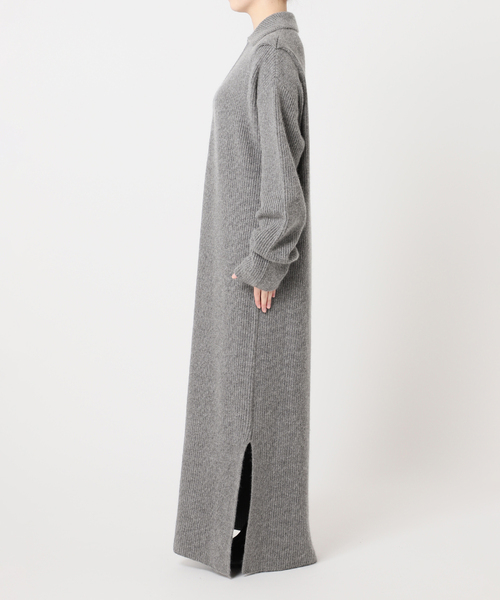 CITYSHOP（シティーショップ）の「ZIP UP KNIT DRESS：ワンピース