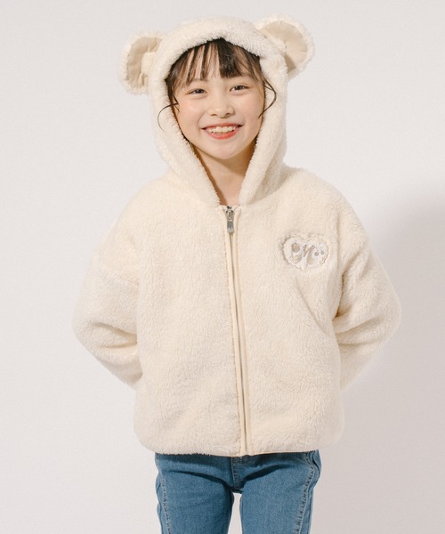 URBAN CHERRY（アーバンチェリー）の「【Mielボアシリーズ】ハート刺繍