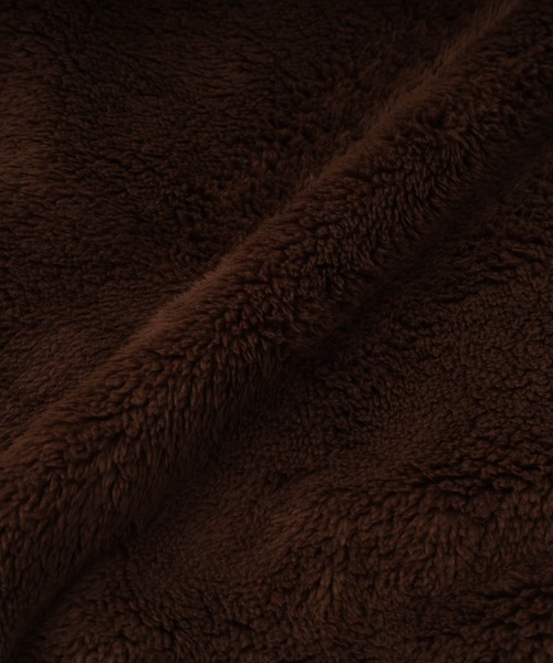 URBAN CHERRY（アーバンチェリー）の「【Mielボアシリーズ】ハート刺繍くま耳フード付きジップジャケット（ブルゾン・キッズ・ピンク/ブラウン/アイボリー・110cm/120cm/130cm/140cm/150cm）」の18枚目の写真