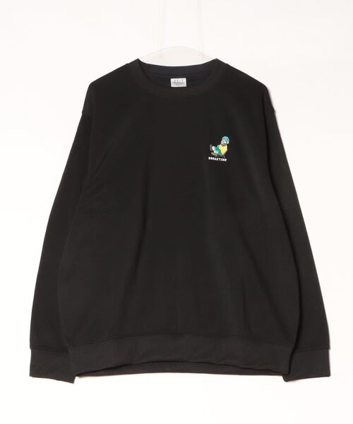 FUNALIVE（ファンアライブ）の「ワンポイント刺繍裏起毛トレーナー（スウェット・メンズ・ブラック/スモークピンク/ブラック系その他2/ブラック系その他3/グレー/ホワイト系その他2/ネイビー/スミクロ/ホワイト/ブルーパープル/ホワイト系その他3/ダークネイビー/モカ/ブラック系その他4/ホワイト系その他4/ブルー/ブラック系その他6/ブラック系その他5/ネイビー系/ライトブラウン/ホワイト系その他5/ホワイト系その他6/サックスブルー/ピンク系その他/ブラック系その他7/ネイビー系1/杢グレー/ブラウン系/オフホワイト/ネイビー系2/ブラック系1/エメラルド/ブラック系3/バーガンディー/ホワイト系4/ダークグリーン系1/ダークグリーン系2/ブラック系2/ブラック系4/ブラック系その他/ホワイト系3/グレイッシュベージュ/グレー系2/ホワイト系その他7/ブラック系5/ホワイト系1/ブラック系6/グレー系4/ホワイト系2/ブラック系7/ブラック系8/ブラック系9/ピンク系3/ピンク系4/ベージュ系1・M/L/LL）」の17枚目の写真