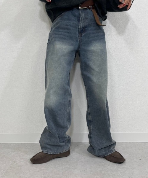 gossara(ゴサラ)の「5ポケワイドパンツ(デニムパンツ・レディース・ライトブルー/ブルー系その他・SMALL/MEDIUM)」の13枚目の写真