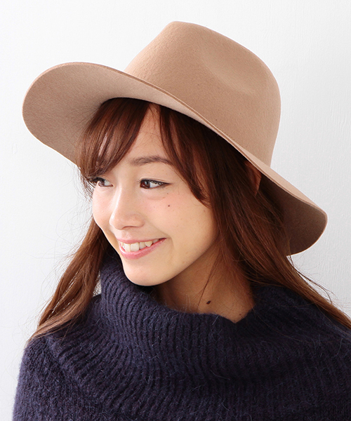 Ray BEAMS（レイビームス）の「Ctrl freak / 中折れ つば広 ハット（ハット・レディース・ブラック/ベージュ/ブラウン・ONE SIZE）」の3枚目の写真