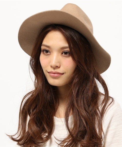 Ray BEAMS（レイビームス）の「Ctrl freak / 中折れ つば広 ハット（ハット・レディース・ブラック/ベージュ/ブラウン・ONE SIZE）」の9枚目の写真