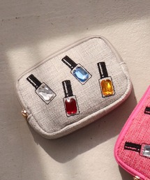 MIAN （ミアン）の「ネイル刺繍ミニポーチ（ポーチ）」