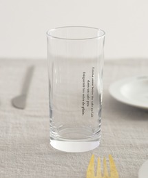 EMMA　ROUGE VIF（エマルージュヴィフ）の「【一部店舗限定】縦ロゴ入りグラス（グラス/マグカップ/タンブラー）」