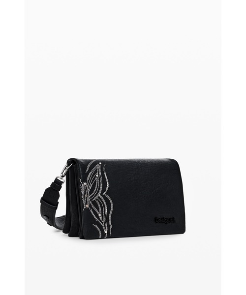 Desigual（デシグアル）の「蝶のショルダーバッグ（ボディバッグ/ウエストポーチ・レディース・ブラック・FREE）」の5枚目の写真