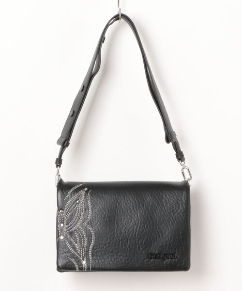 Desigual（デシグアル）の「蝶のショルダーバッグ（ボディバッグ/ウエストポーチ・レディース・ブラック・FREE）」の9枚目の写真