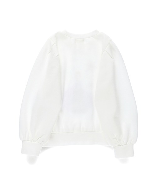 BRANSHES(ブランシェス)の「【DisneyCollection/ディズニーコレクション】裏起毛スパンコールトレーナー(スウェット・キッズ・アイボリー/ラベンダー/オフホワイト・120/110/90/100/130)」の15枚目の写真