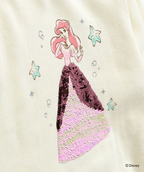 BRANSHES(ブランシェス)の「【DisneyCollection/ディズニーコレクション】裏起毛スパンコールトレーナー(スウェット・キッズ・アイボリー/ラベンダー/オフホワイト・120/110/90/100/130)」の20枚目の写真