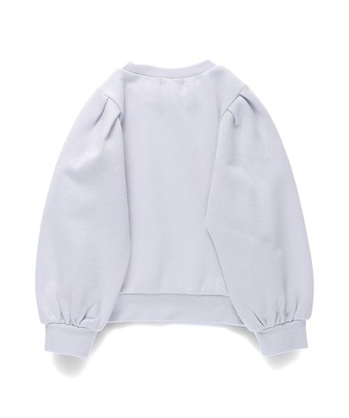 BRANSHES(ブランシェス)の「【DisneyCollection/ディズニーコレクション】裏起毛スパンコールトレーナー(スウェット・キッズ・アイボリー/ラベンダー/オフホワイト・120/110/90/100/130)」の6枚目の写真