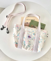 Niell（ニール）の「JEMORGAN(ジェーイーモーガン)/2WAY 軽量 花柄 ミニトートバッグ ハンドバッグ ショルダーバッグ（ハンドバッグ）」