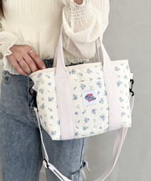 Niell（ニール）の「JEMORGAN(ジェーイーモーガン)/2WAY 軽量 花柄 ミニトートバッグ ハンドバッグ ショルダーバッグ（ハンドバッグ）」