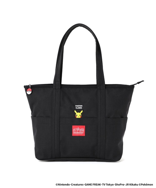Manhattan Portage（マンハッタンポーテージ）の「Tompkins Tote Bag Pokemon Pikachu（トートバッグ・メンズ・ブラック・MEDIUM）」の2枚目の写真