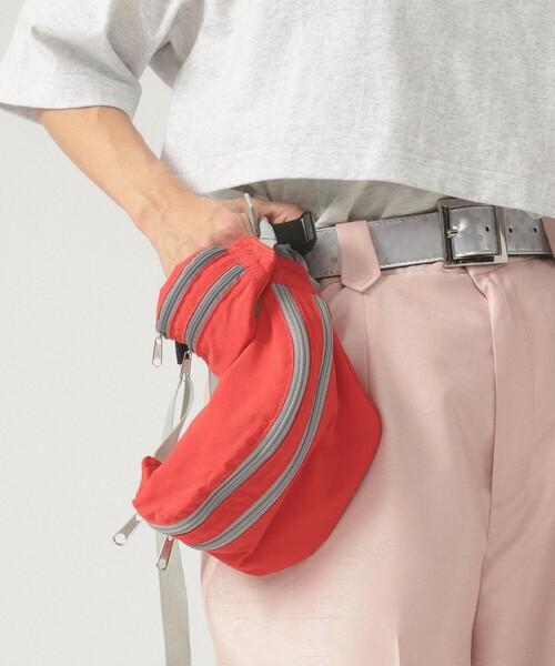 BEAMS BOY（ビームスボーイ）の「ウエスト パック（ボディバッグ/ウエストポーチ・レディース・ベージュ/ミント/レッド/ブラック・ONE SIZE）」の6枚目の写真