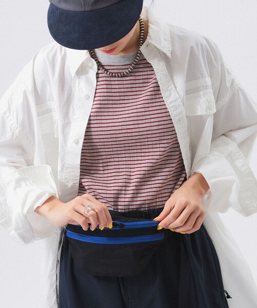 BEAMS BOY（ビームスボーイ）の「ウエスト パック（ボディバッグ/ウエストポーチ・レディース・ベージュ/ミント/レッド/ブラック・ONE SIZE）」の8枚目の写真